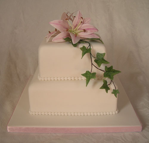 Lily and Ivy Wedding Cake